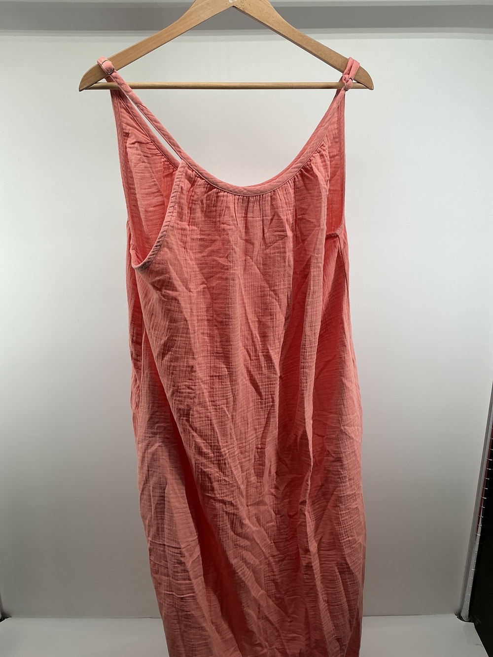 100% Organic Cotton Gauze Sleeveless Maxi Dress